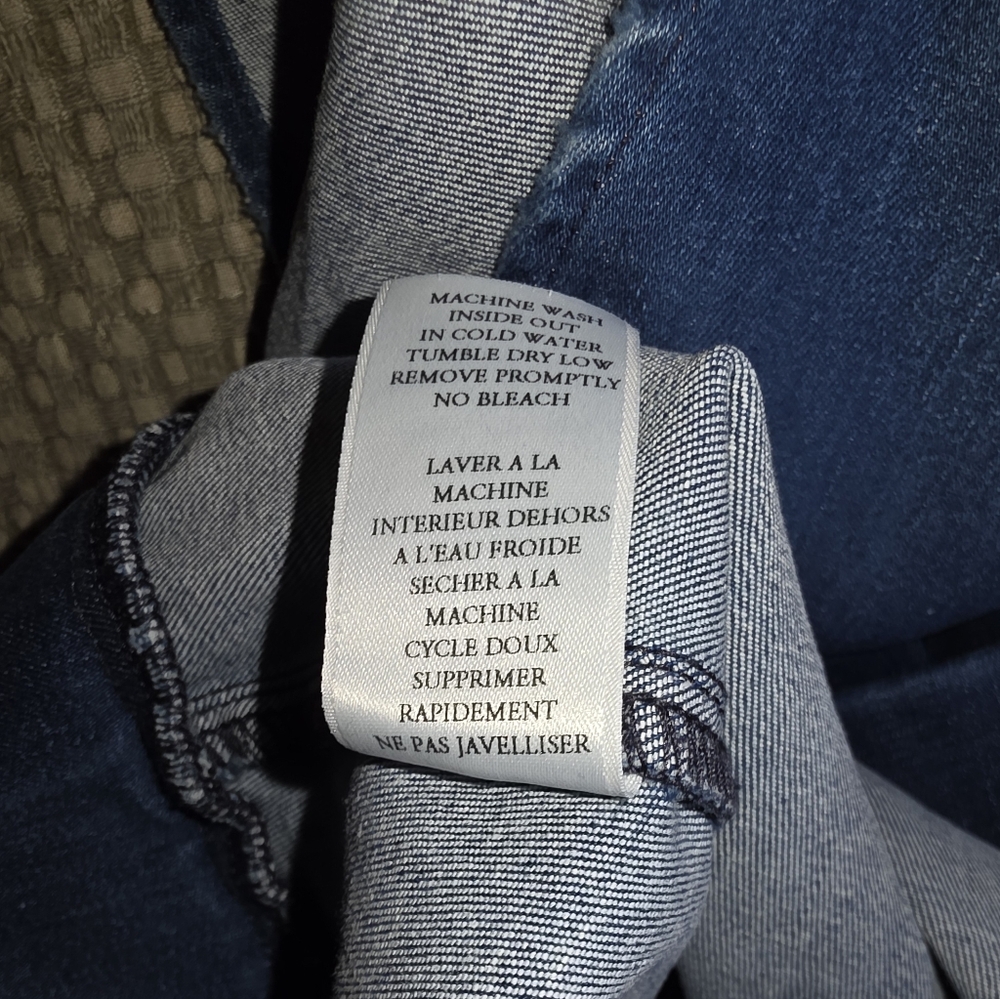Frank & Eileen Donegal Unforgettable Skirt Wash Blue Women's Size 2 - Picture 6 of 9